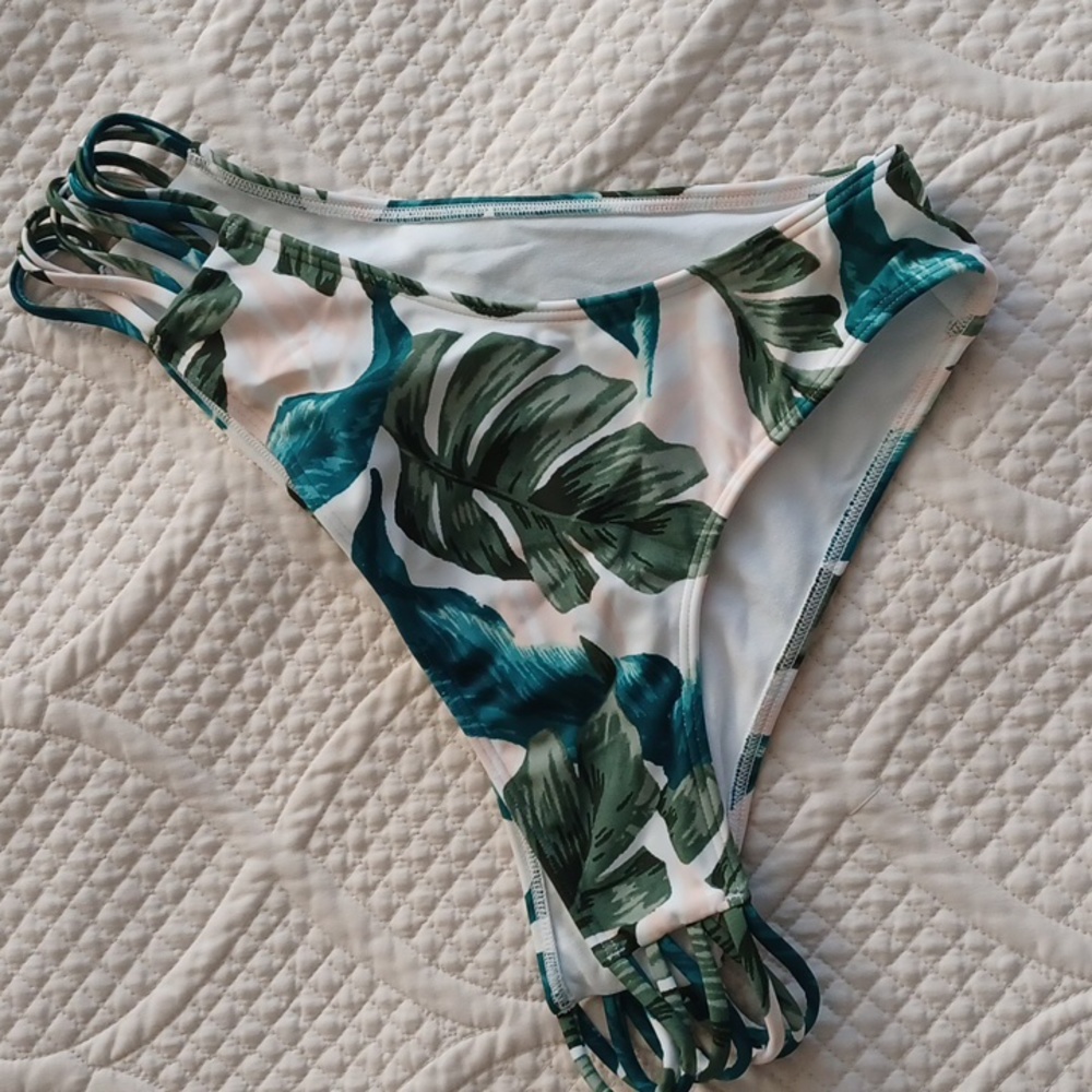 Hollister Tropical Bikini Bottoms Swimsuit